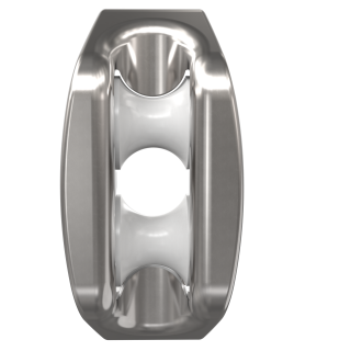 Skrovgenomföring lina med två rullar, Midi std.