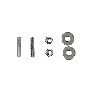 Bolt kit for through-hull windlass rope roller