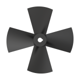 Propeller SE30/40 med splines